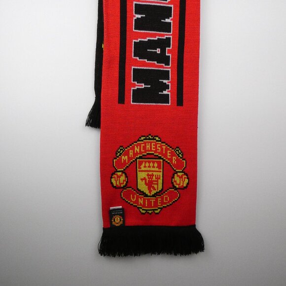 Manchester United FC Scarf Official Product Soccer Football Red Black 152 cm - Picture 9 of 13